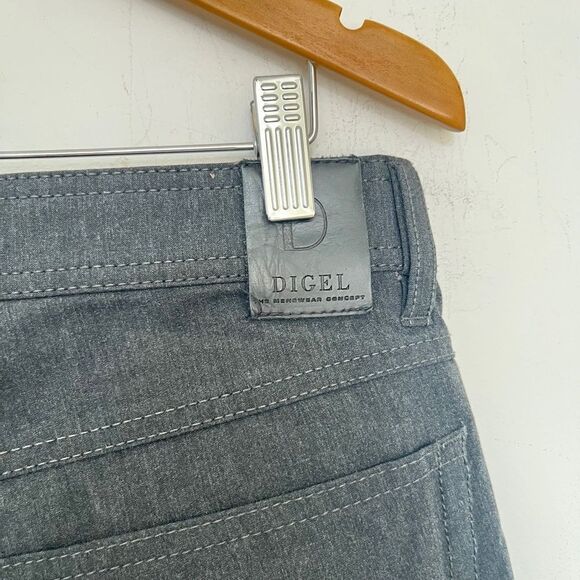Digel Charcoal Gray "Lino Ceramica" Five Pocket Pant - Picture 9 of 10